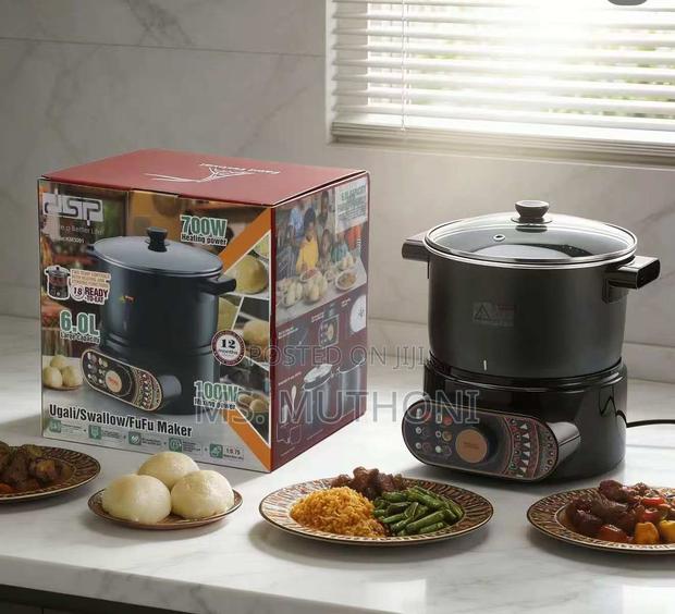 DSP Ugali Maker Km3091 Featuring a 6.0l Non-Stick Pot, - main view