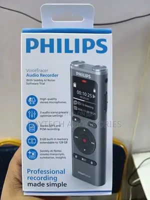 Philips Dvt2075 Voicetracer Audio Recorder.
