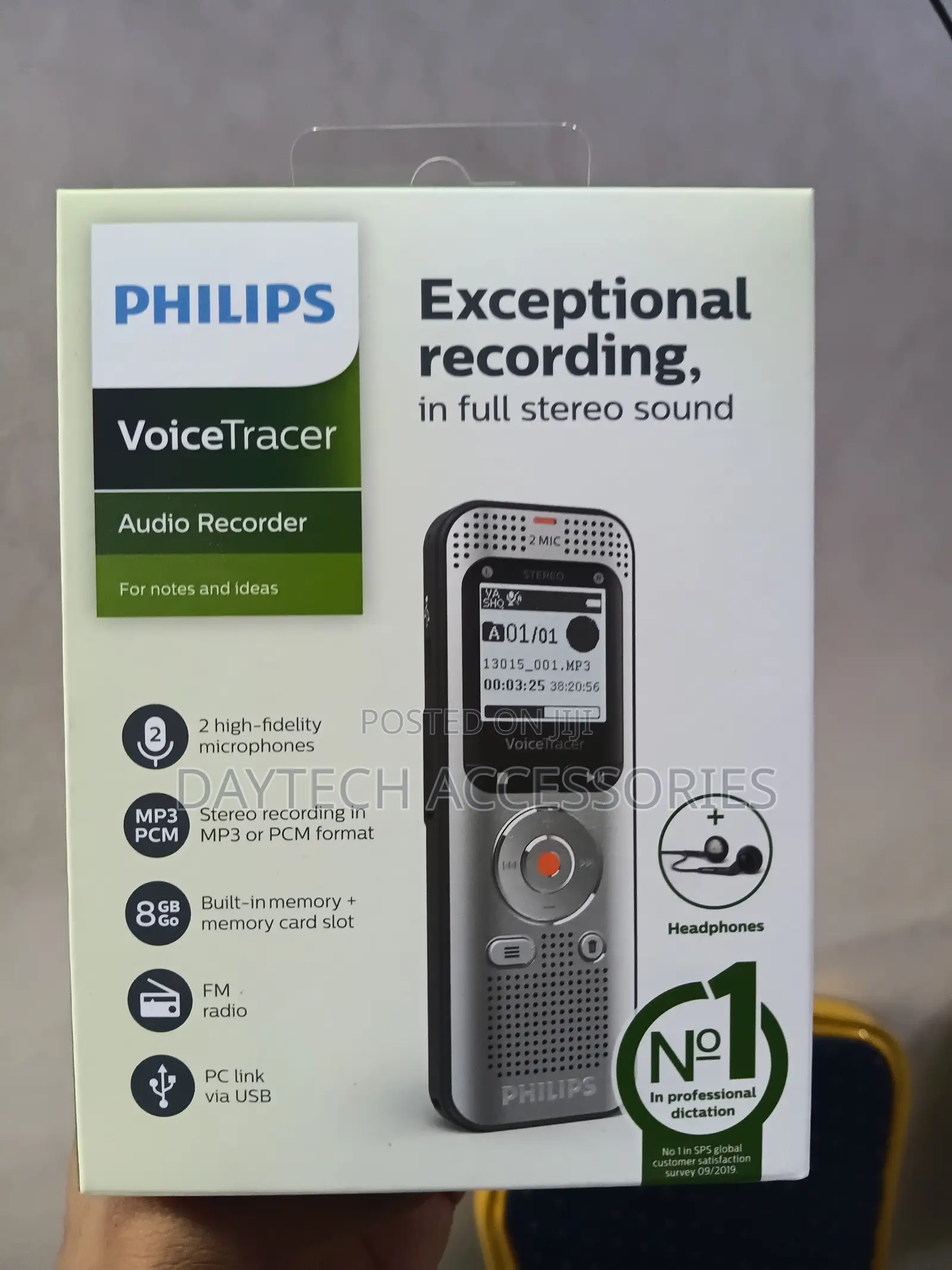Philips Dvt2050 Voicetracer Audio Recorder With Built-in 8gb Memory.