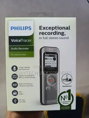 Philips Dvt2050 Voicetracer Audio Recorder With Built-in 8gb Memory.