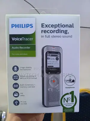 Philips Dvt2050 Voicetracer Audio Recorder - Silver