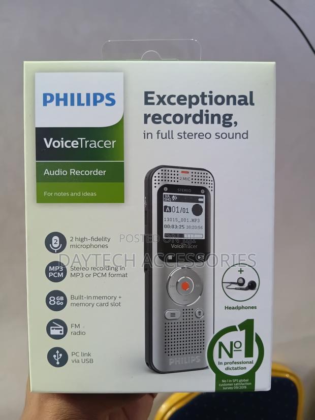 Philips Dvt2050 Voicetracer Stereo Mp3 Recorder.