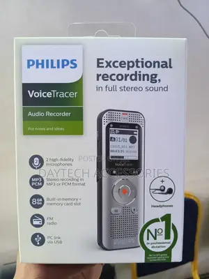 Philips Dvt2050 Voicetracer Stereo Mp3 Recorder.