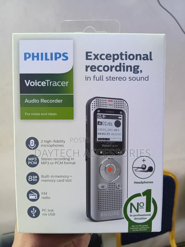 Philips Dvt2050 Voicetracer Stereo Mp3 Recorder. - thumbnail 3