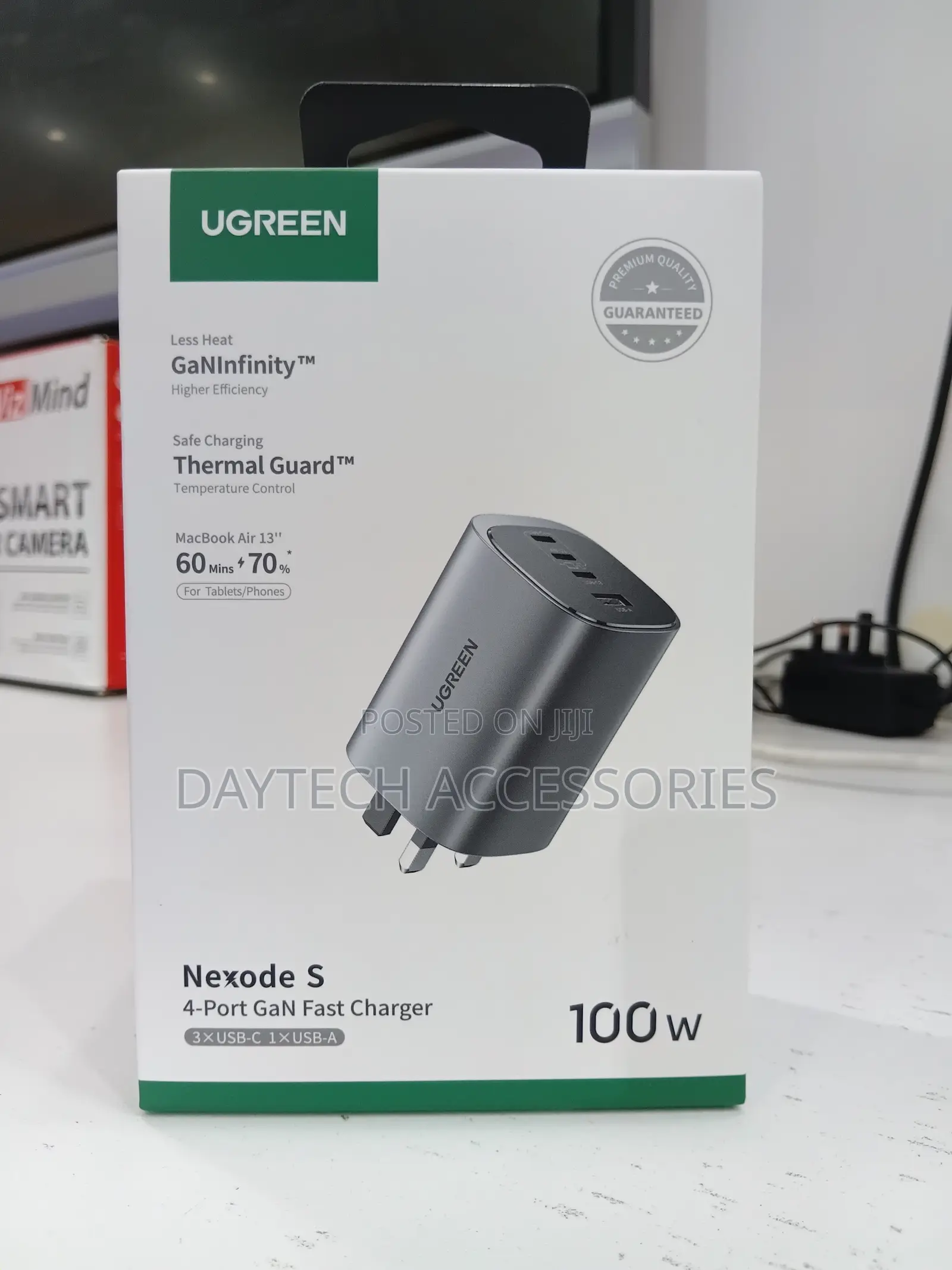 This Is a Ugreen Nexode S 100w 4-Port Gan Fast Charger - Silver