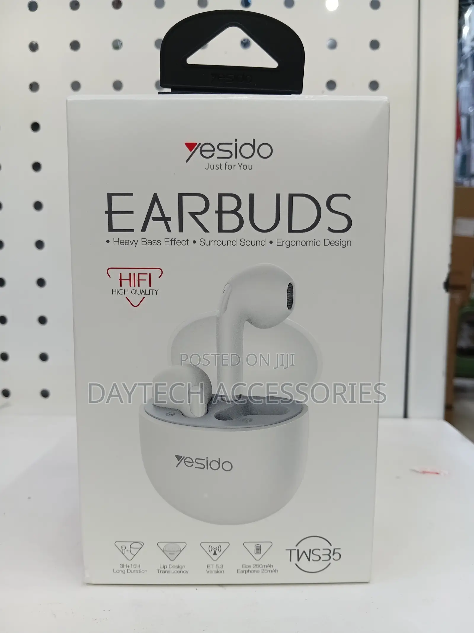 These Are Yesido Tws35 Wireless Earbuds in White.