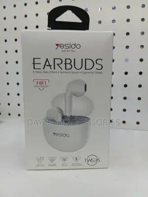 These Are Yesido Tws35 Wireless Earbuds in White.