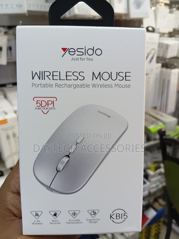 Yesido Kb15 Rechargeable Portable Wireless Mouseyesido - thumbnail 3