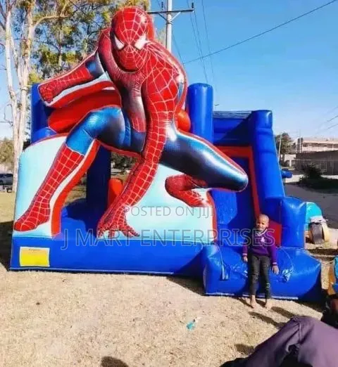 Spider Man Bouncing Castle