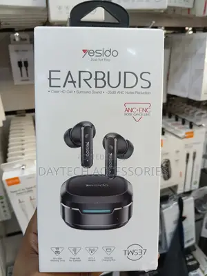 These Are Yesido Tws37 True Wireless Earbuds in Black.