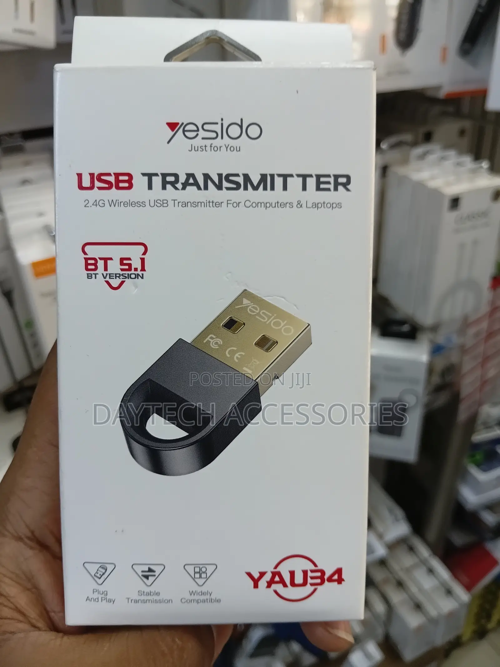 Yesido 2.4g Bluetooth Wireless Dongle Transmitter