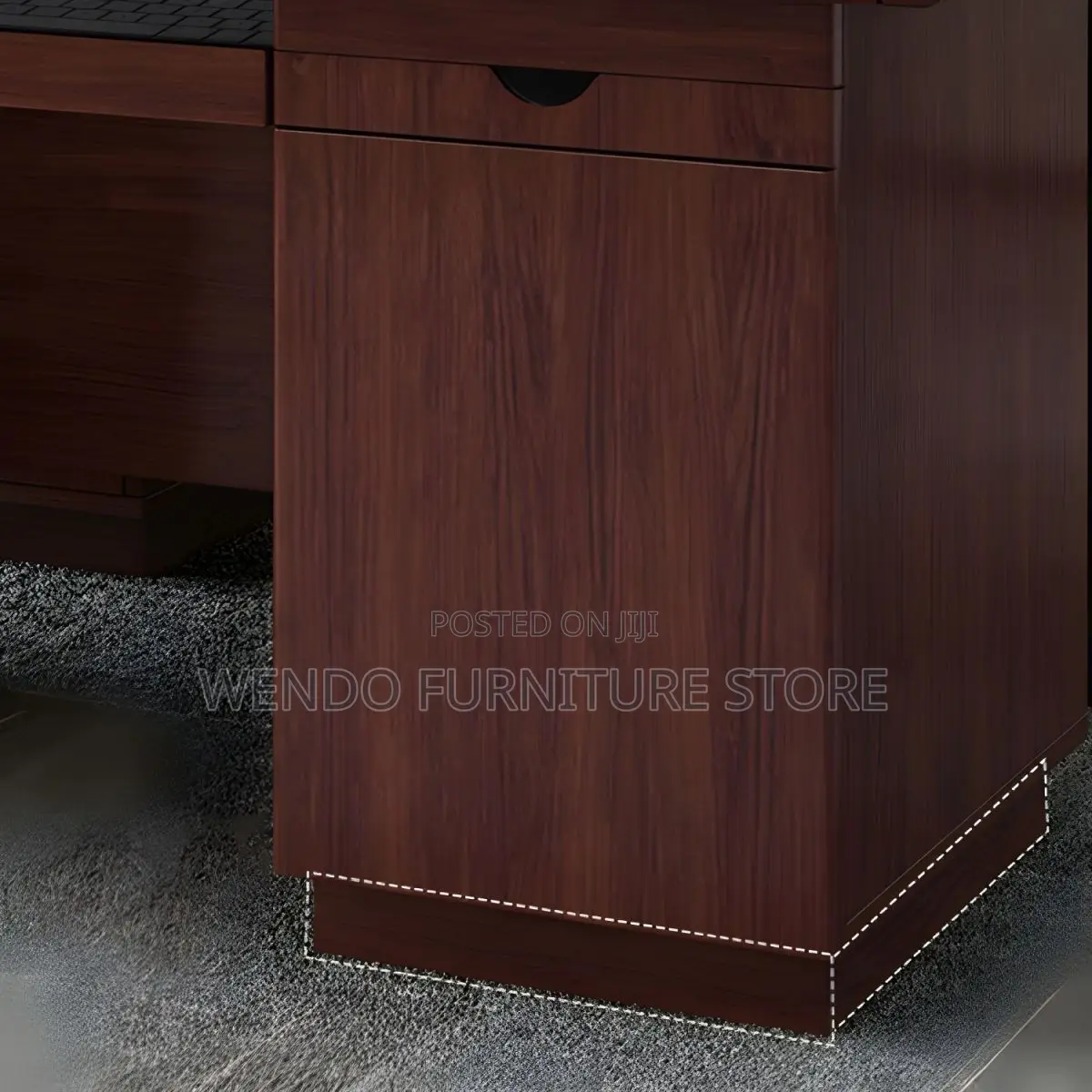 Office Desk; 1.4 Meters Mahogany DDQ- 5t Executive Desk