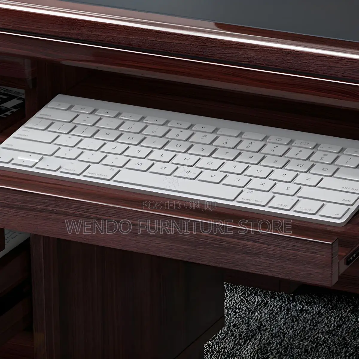 Office Desk; 1.4 Meters Mahogany DDQ- 5t Executive Desk