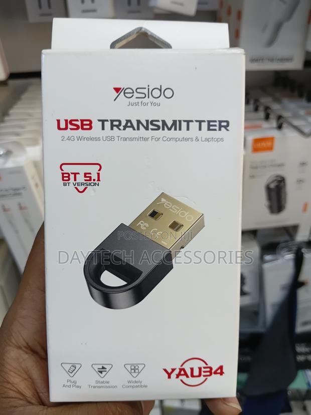 Yesido Yau34 2.4g Bluetooth 5.1 Wireless Usb Transmitter Adapter.