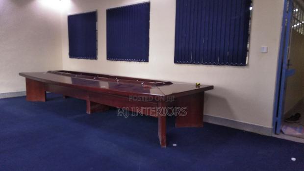 Beautiful Blue Carpet for Office and Blue Vertical Blinds