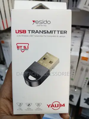 Yesido - Usb Bluetoothtransmitter Bluetoot(Yau34) for Computer Laptop.