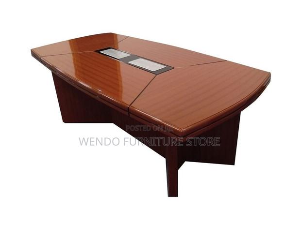Boardroom Table; 3 Meters Mahogany WTR- Boardroom Table - thumbnail 5