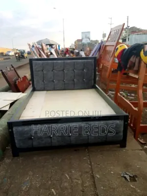 5by 6 Moket Bed (Pure White )