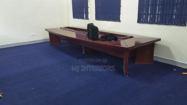 Executive Blue Delta Carpet for Modern Commercial Offices and Blinds