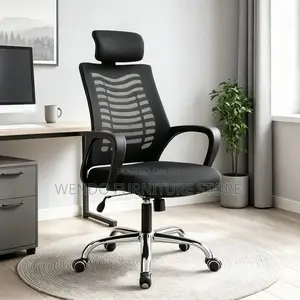 Office Chairs; Fabric Ergonomic Adjustable Home Office Chairs