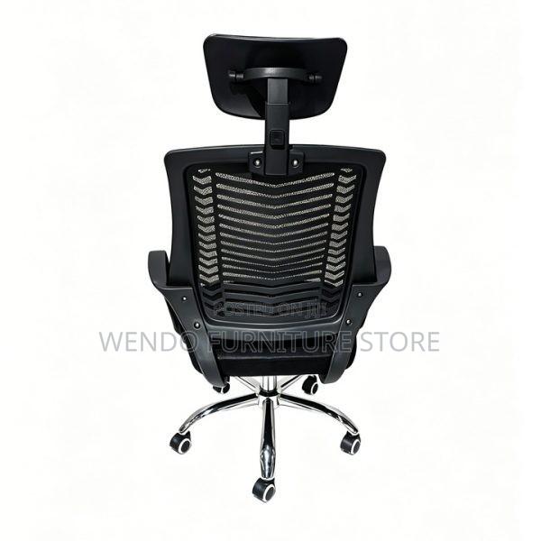 Office Chairs; Fabric Ergonomic Adjustable Home Office Chairs - thumbnail 2