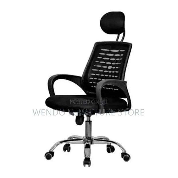 Office Chairs; Fabric Ergonomic Adjustable Home Office Chairs - thumbnail 3