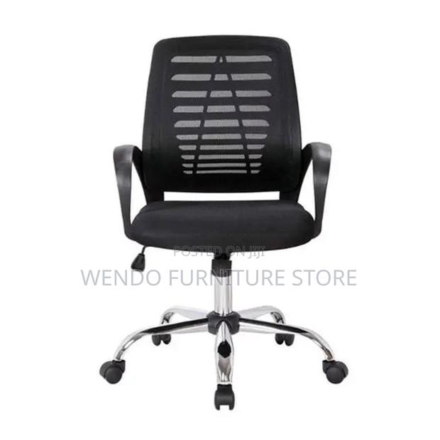 Office Chairs; Fabric Ergonomic Adjustable Home Office Chairs - thumbnail 4