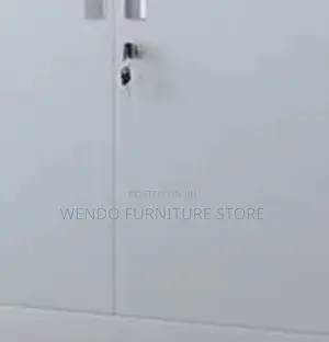 Office Cabinet; Wooden Executive Credenza With Key Lock Two Doors