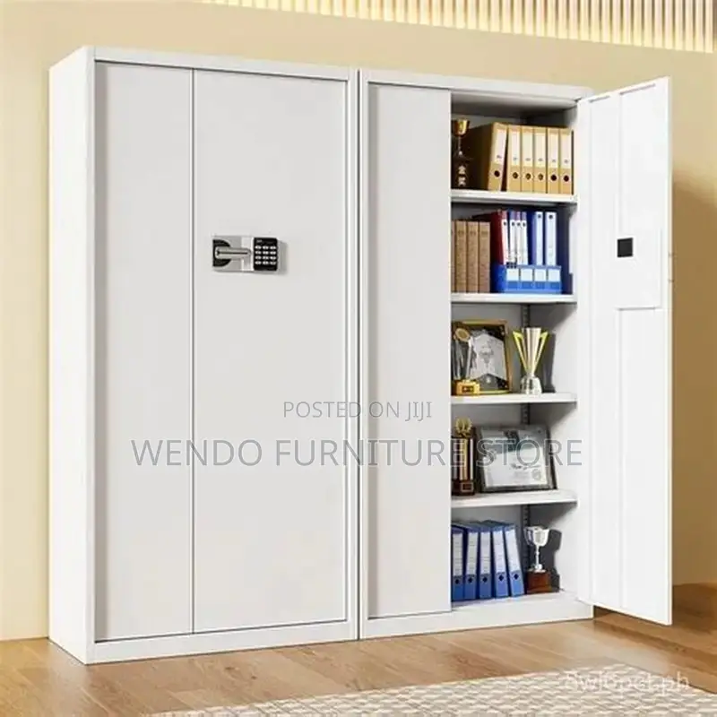 Office Cabinet; Lockable Filing Cabinet With Adjustable Shelves