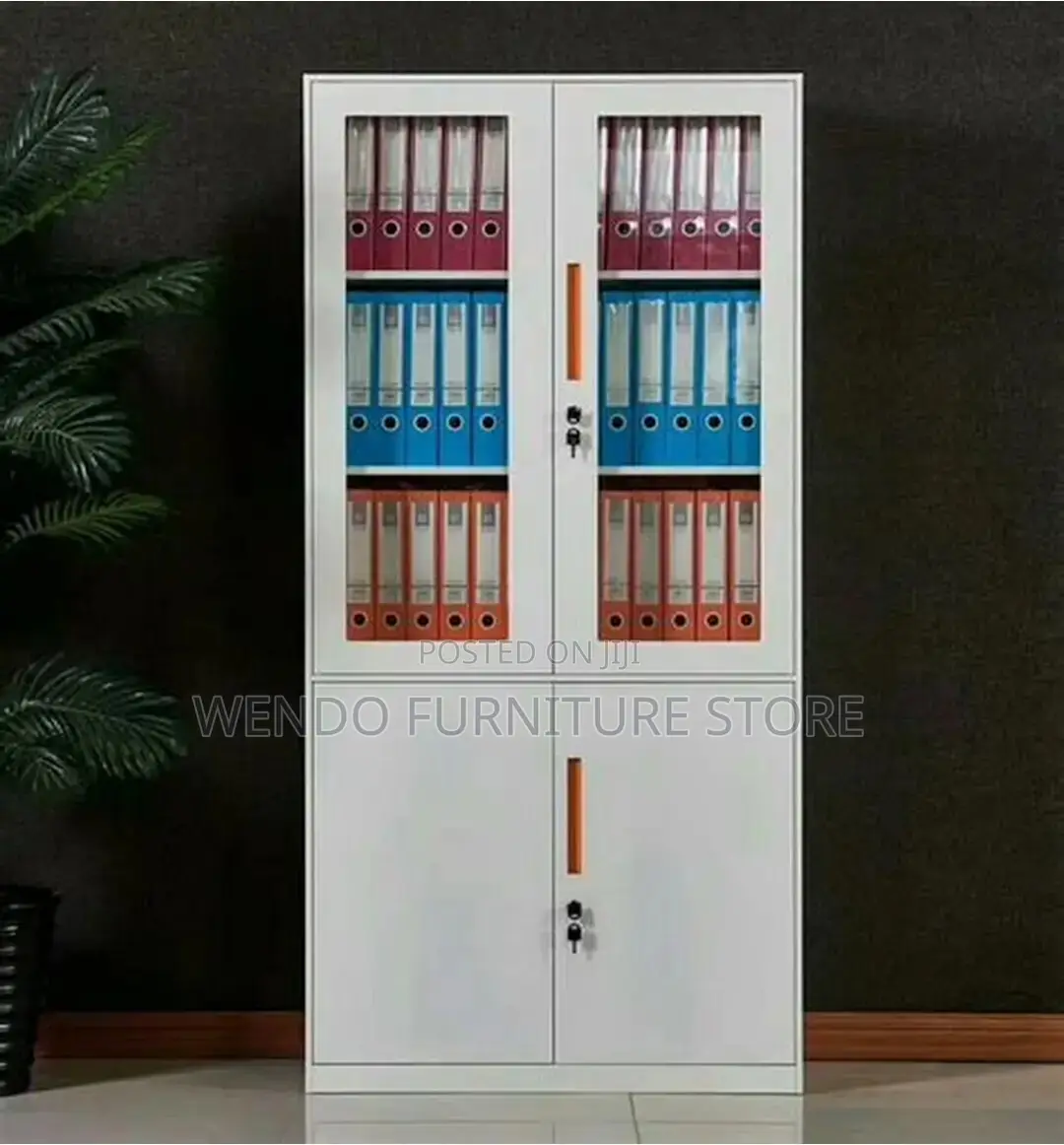 Office Cabinet; Lockable Filing Cabinet With Adjustable Shelves