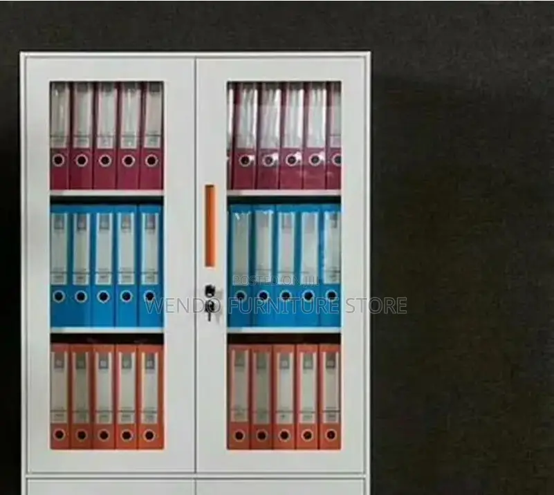 Office Cabinet; Lockable Filing Cabinet With Adjustable Shelves