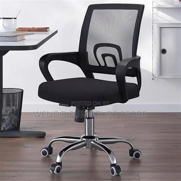 Office Chairs; Clerical Fabric Mesh Bentee Office Chairs - main view