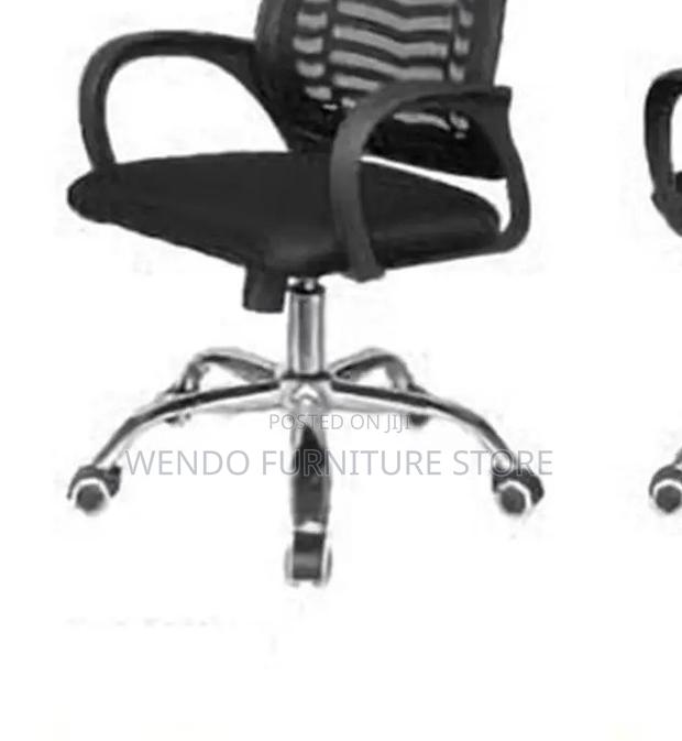Office Chairs; Fabric Clerical Headrest Ergonomic Adjustable Chairs - thumbnail 3