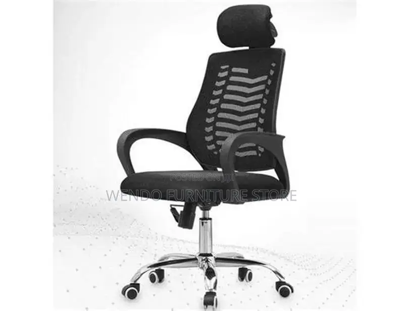 Office Chairs; Fabric Clerical Headrest Ergonomic Adjustable Chairs
