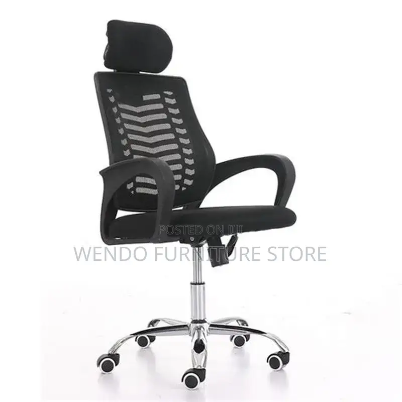 Office Chairs; Fabric Clerical Headrest Ergonomic Adjustable Chairs