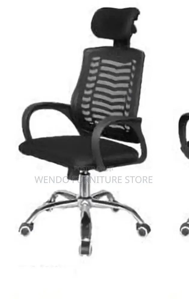 Office Chairs; Fabric Clerical Headrest Ergonomic Adjustable Chairs