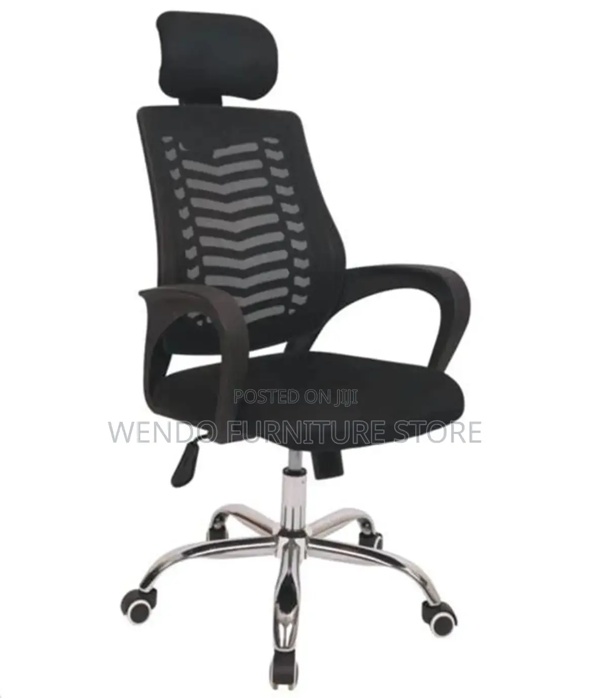 Office Chairs; Fabric Clerical Headrest Ergonomic Adjustable Chairs
