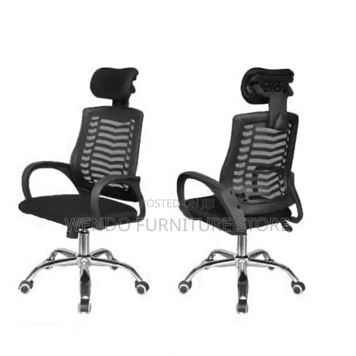 Office Chairs; Fabric Clerical Headrest Ergonomic Adjustable Chairs