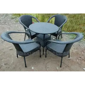 Dining Set; Four Seaters Garden and Balcony Dining Set