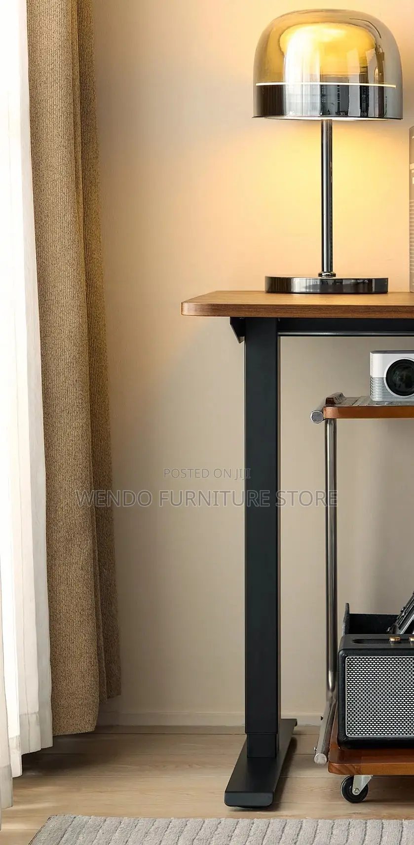 Office Desk; 1.4 Meters Content Creators Adjustable Computing Desk