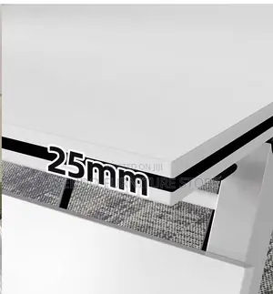 Office Table; White Foldable Working Mobile Table