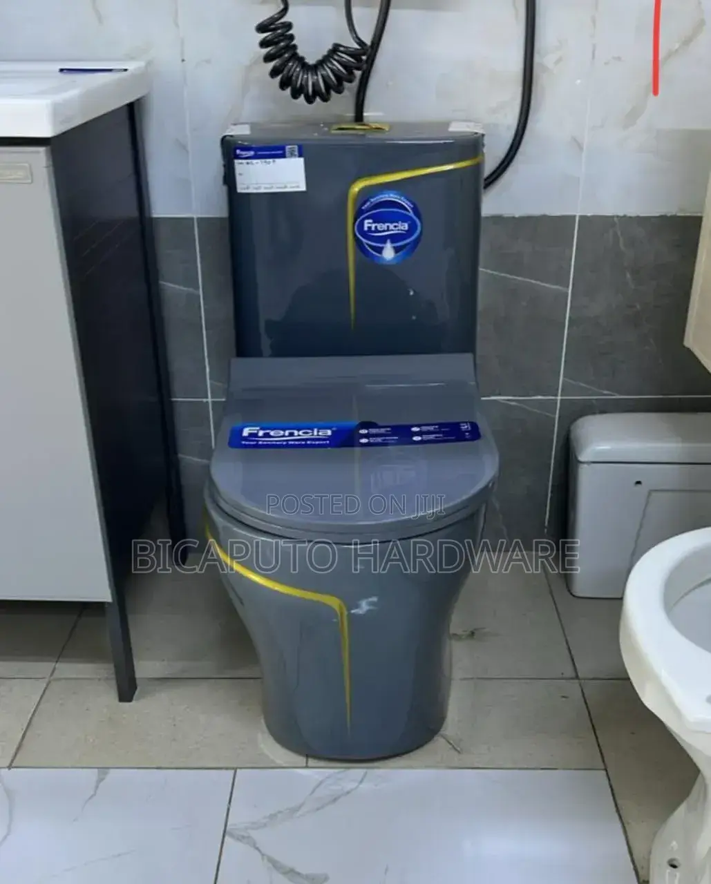 One Piece Grey Toilet
