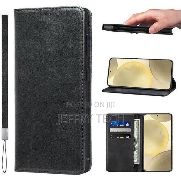 Galaxy S26 Case Pu Samsung S26 Wallet Card Holder Shockproof Flip Cove