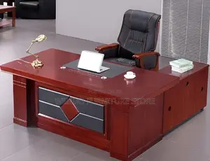 Office Desk; 1.6 Meters Executive Mahogany Seniors Office Desks