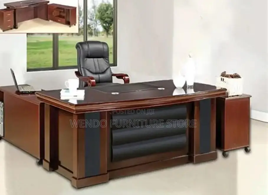 Office Desk; 1.6 Meters Executive Mahogany Seniors Office Desks