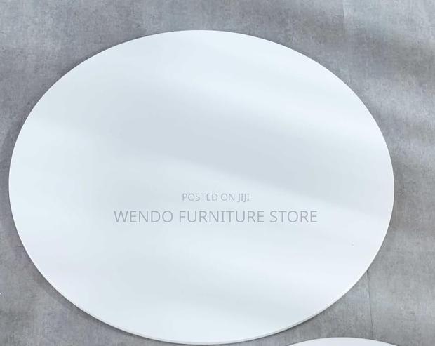 Coffee Table; Living Rooms Luxury Round Marble Coffee Table - thumbnail 2