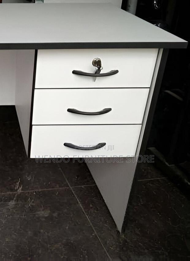Office Desk; Three Drawer Clerical Computer Desks - thumbnail 3