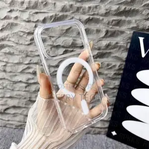 Quality iPhone 17 Pro Max Clear Solid Magsafe Transparent Back Case
