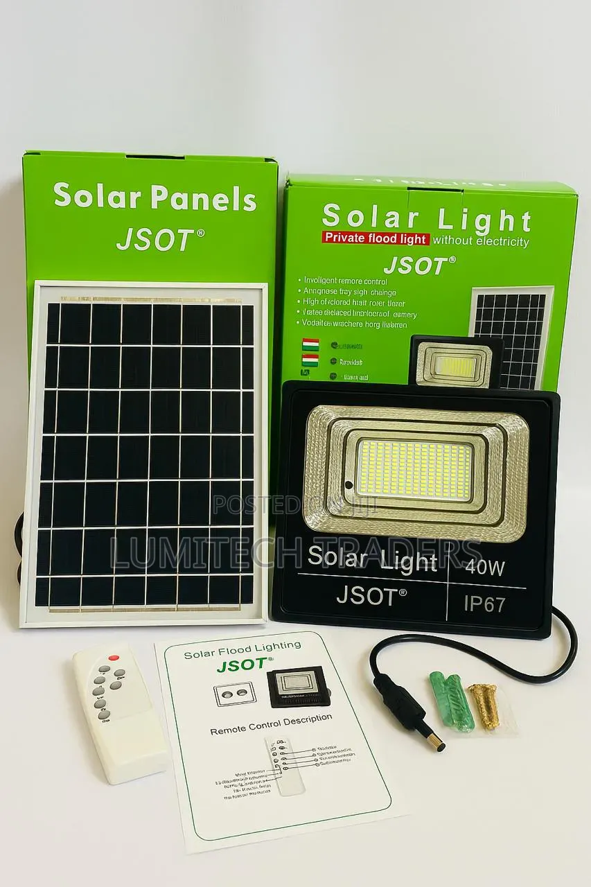 Jsot Solar Floodlight 40 W - Us