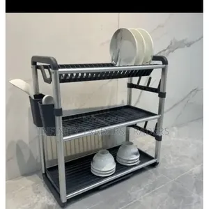 Stainless Steel and Plastic Rack